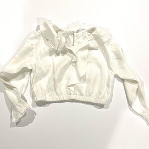ZARA Girls Pearl Crop Top Sz 7